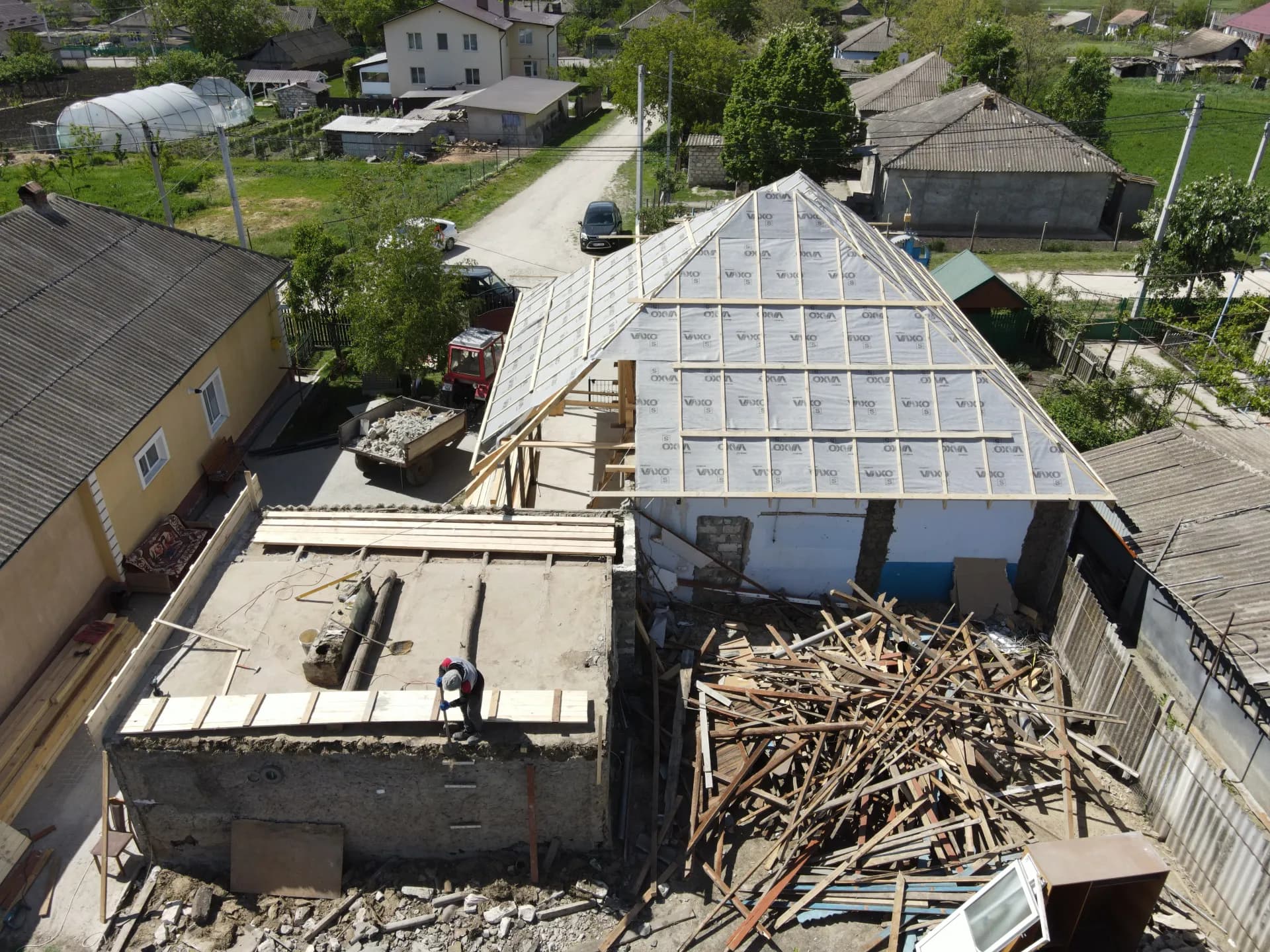 Casă cu Bavaria Maro, Strășeni — 360m² — rezultat final