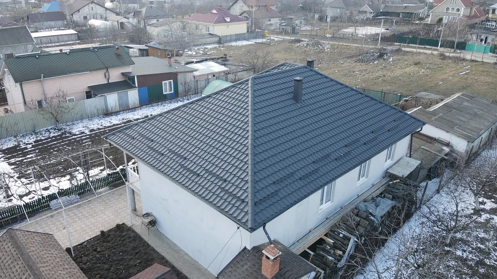Casă cu Novatik Slate, Trușeni — rezultat final